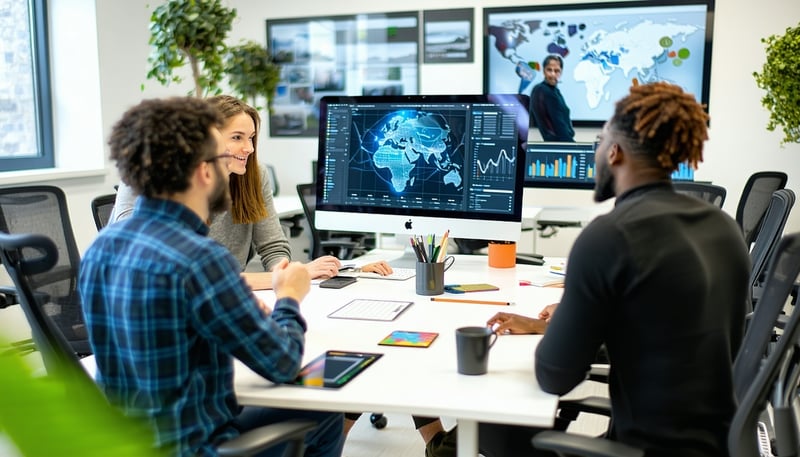 Iconicz Marketing team collaborating on digital strategy